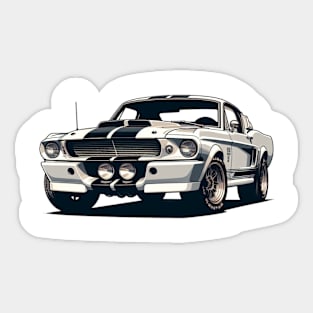 60s Ford Mustang Sticker